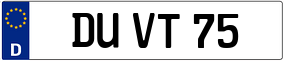 Truck License Plate
